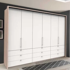 Komfort Kleiderschrank mit drei Falttüren - Vaclyn