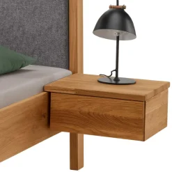 Komfort-Einzelbett in 140x200 aus Wildeiche - Martinez