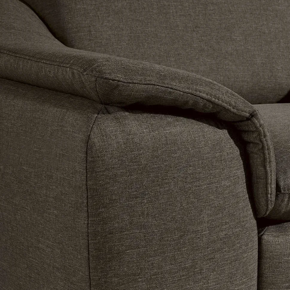 Komfortsessel in Braun und Nussbaum - Faith