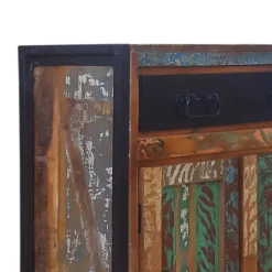 Kommode Ensley in Schwarz Bunt