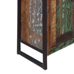 Kommode Ensley in Schwarz Bunt