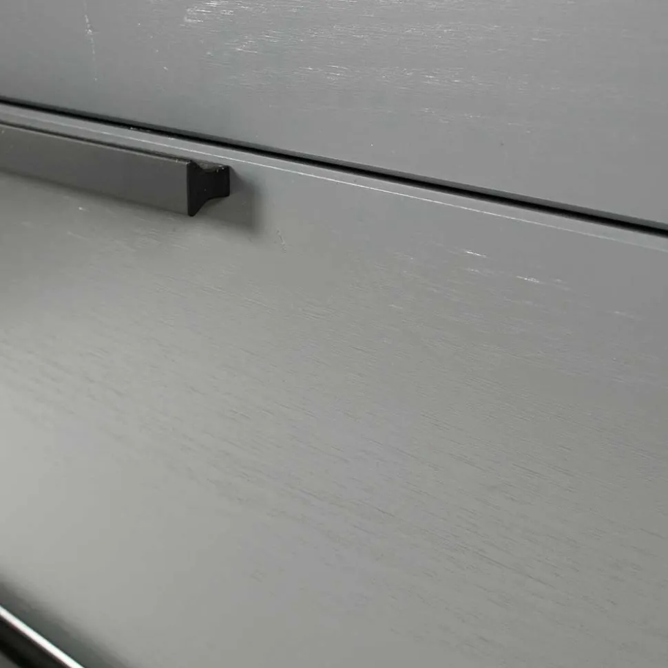 Kommode in Grau & Schwarz - Brazoly