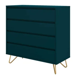 Kommode in Petrol mit kurzen Hairpin Legs - Clamps