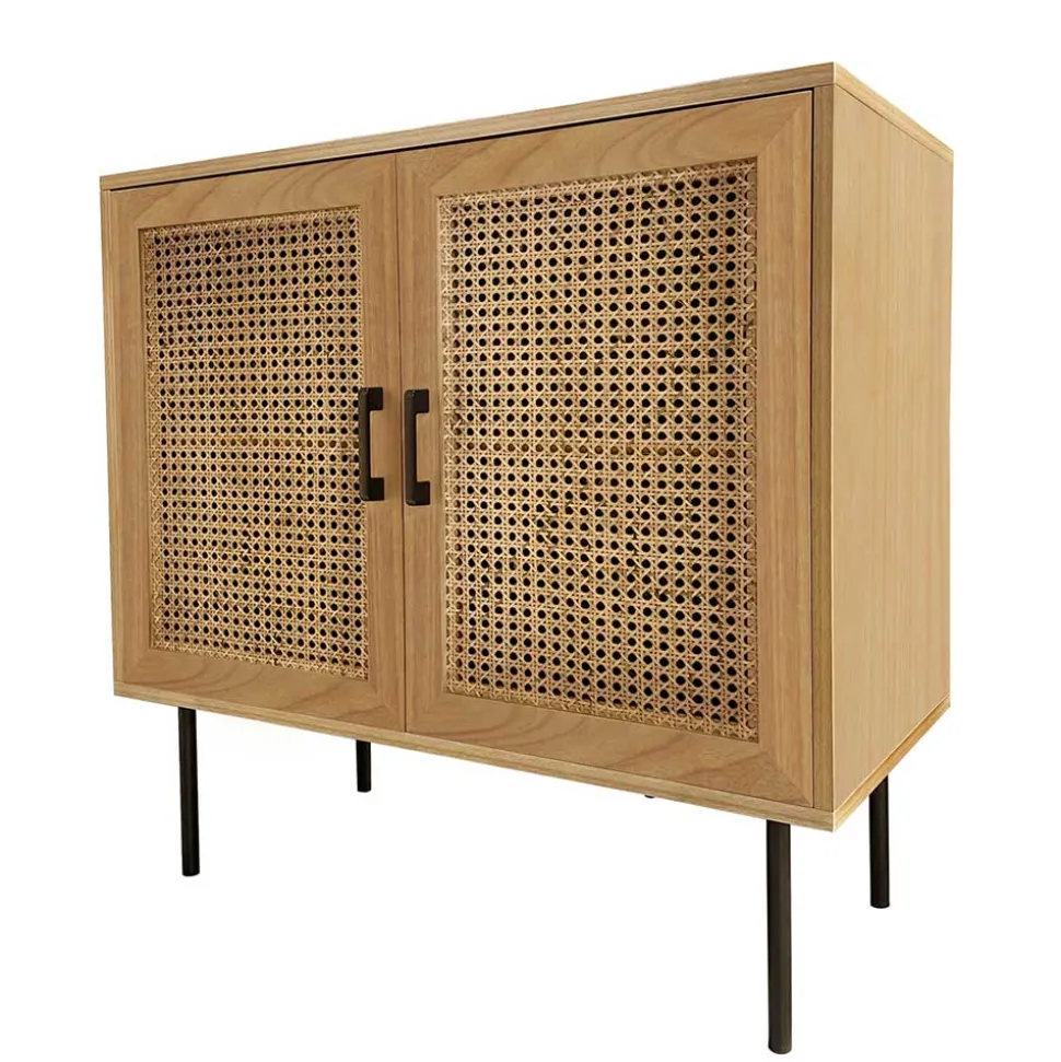 Kommode mit Wiener Geflecht Türen - Esholda