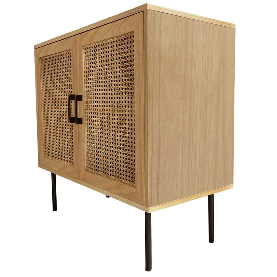 Kommode mit Wiener Geflecht Türen - Esholda