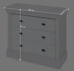 Kommode oder Wickelkommode Landhaus - Satumare