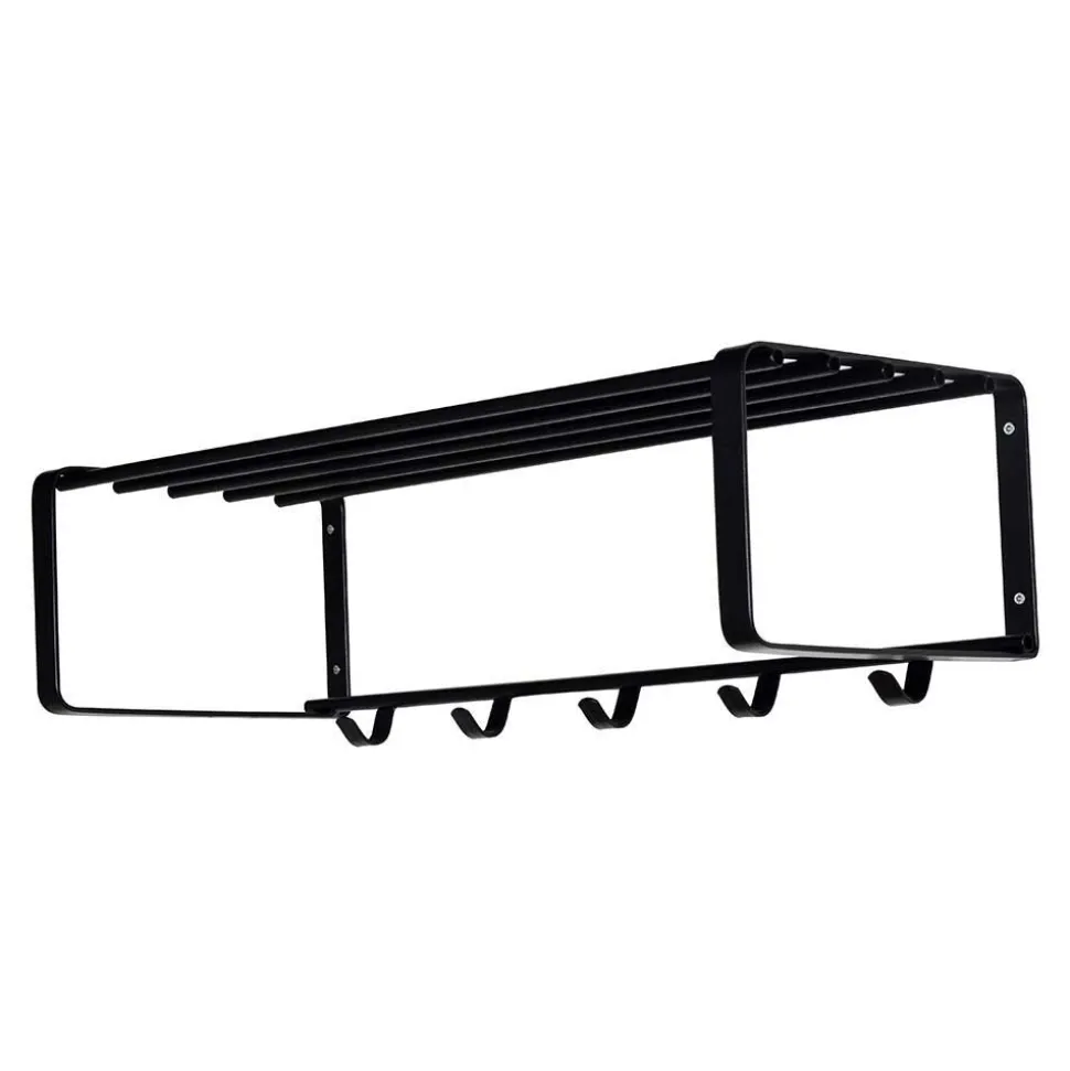 Kompakte Industry Garderobe in Schwarz - Satroni