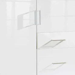 Kompakter Kleiderschrank in Weiß - Venture