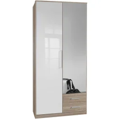 Kompakter Kombi-Kleiderschrank 91x199x58 cm - Grands