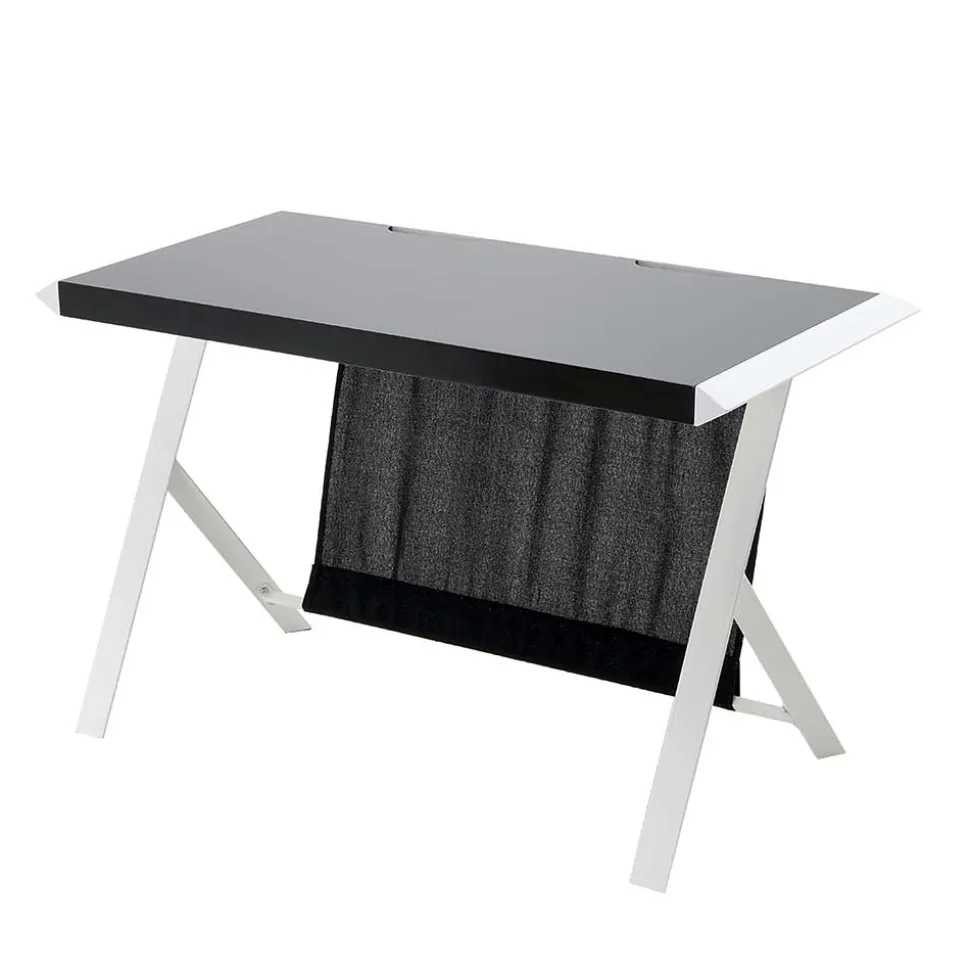 Kompakter Schreibtisch in Schwarz und Weiß - Tulcea