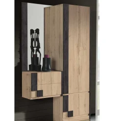 Kompaktes Flurmöbel Set - Valbera (dreiteilig)