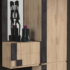 Kompaktes Flurmöbel Set - Valbera (dreiteilig)