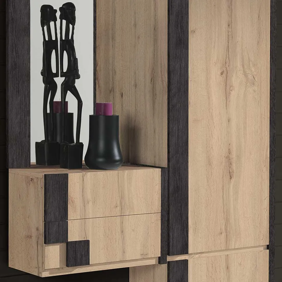 Kompaktes Flurmöbel Set - Valbera (dreiteilig)