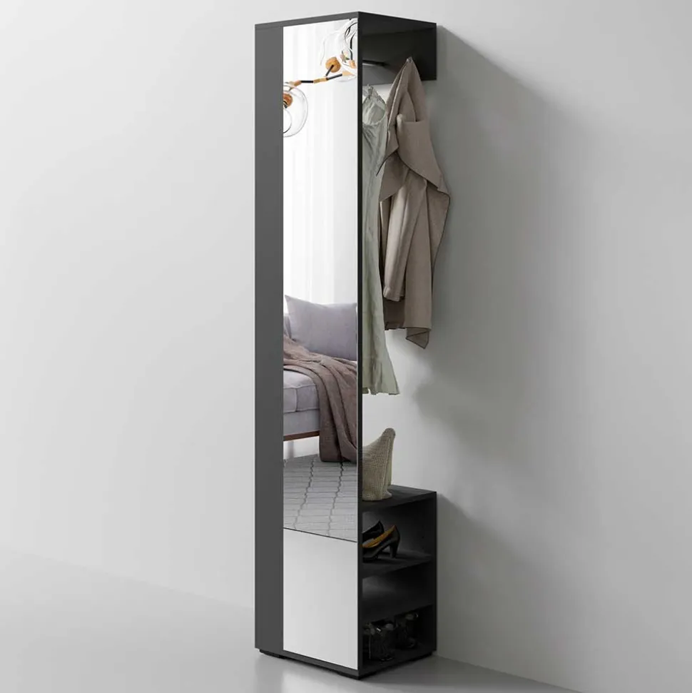 Kompaktgarderobe mit Spiegel modern - Take