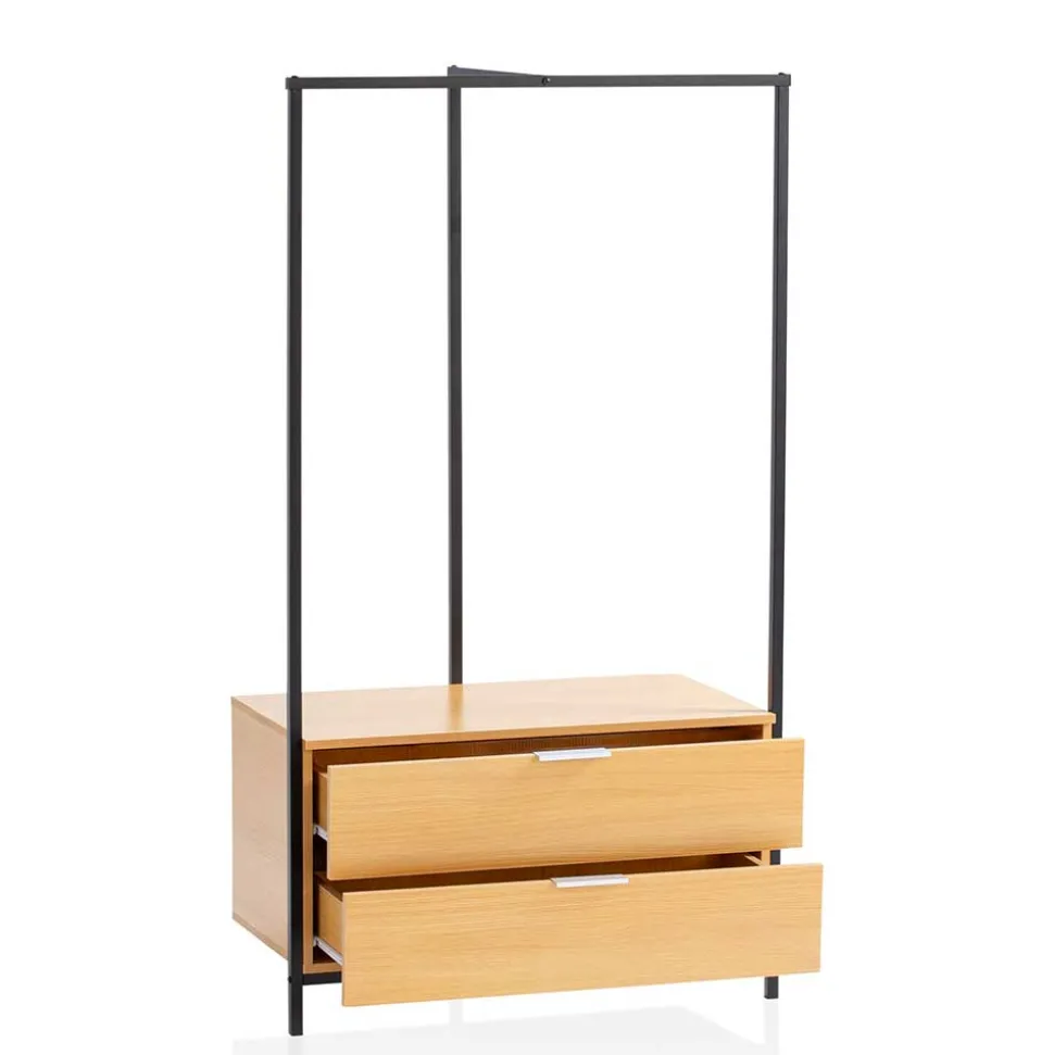 Kompaktgarderobe mit zwei Schubladen - Jannick