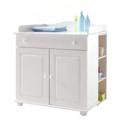 Komplett Babyzimmer Narcisso in Weiß (fünfteilig)