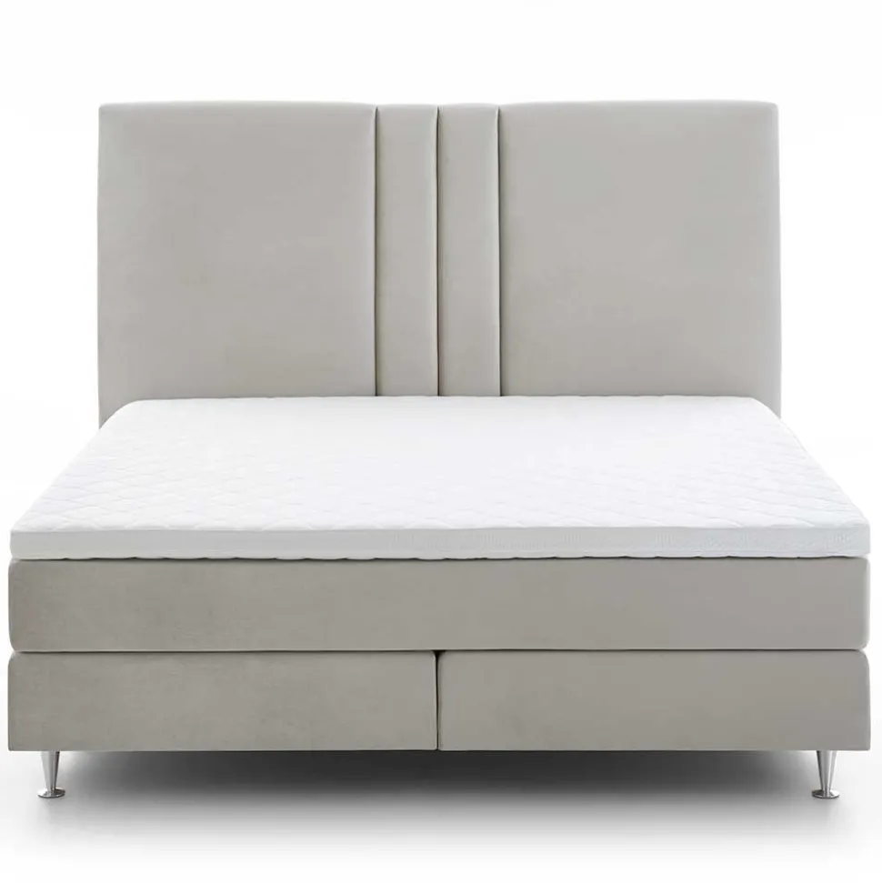 Komplett Boxspringbett in Creme - Skowera