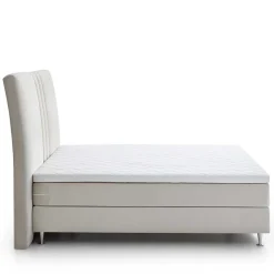 Komplett Boxspringbett in Creme - Skowera