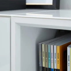 Komplette Büro Einrichtung in Weiß - Fidania (fünfteilig)