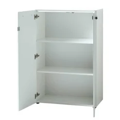 Komplette Büro Einrichtung in Weiß - Fidania (fünfteilig)