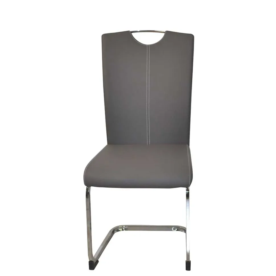 Komplette Essgruppe mit Glastisch - Viddalba (fünfteilig)