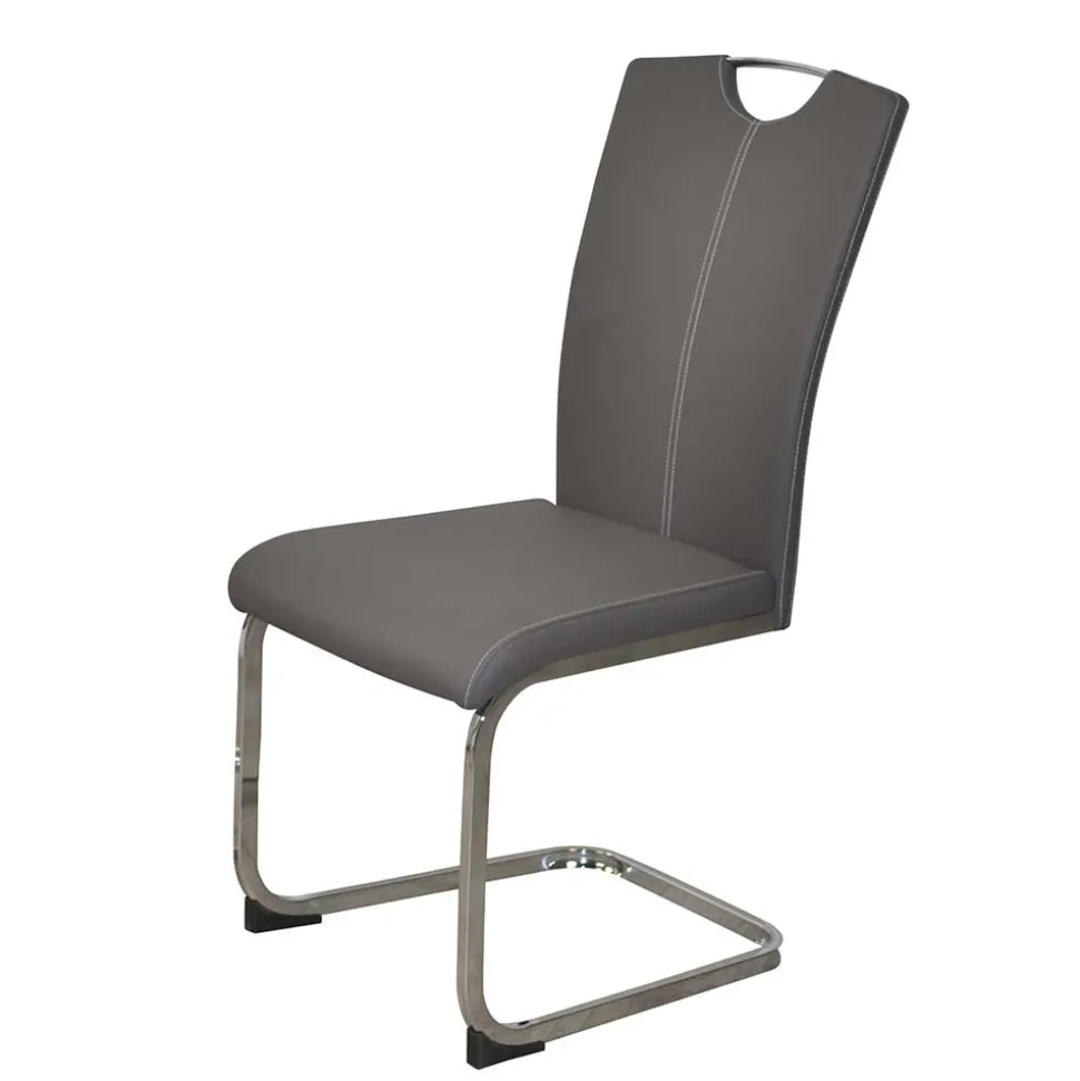 Komplette Essgruppe mit Glastisch - Viddalba (fünfteilig)