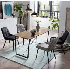 Komplette Esstisch Gruppe für 4 Personen - Vernazza (fünfteilig)