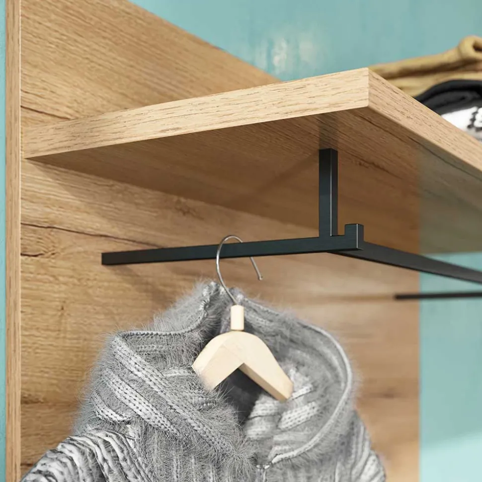 Komplette Flur Einrichtung in Holzoptik - Esdrusca (fünfteilig)