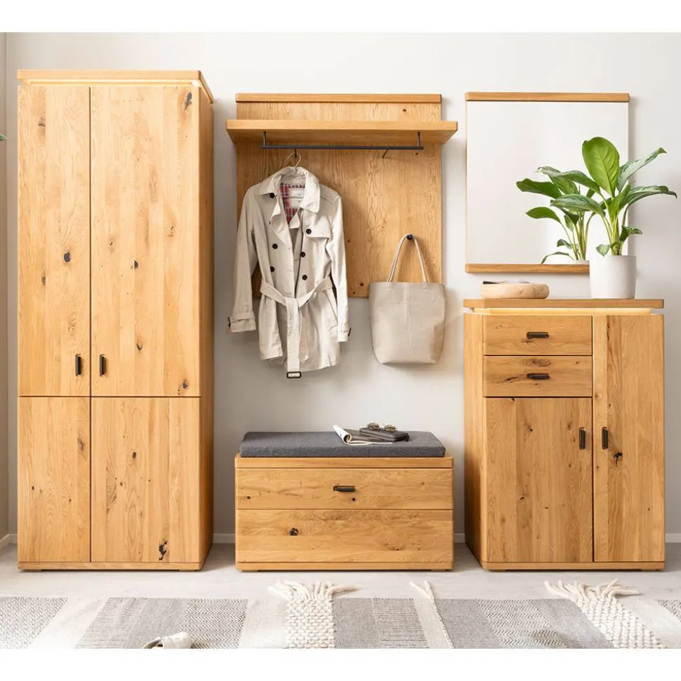 Komplette Flureinrichtung teilmassiv - Robats (fünfteilig)