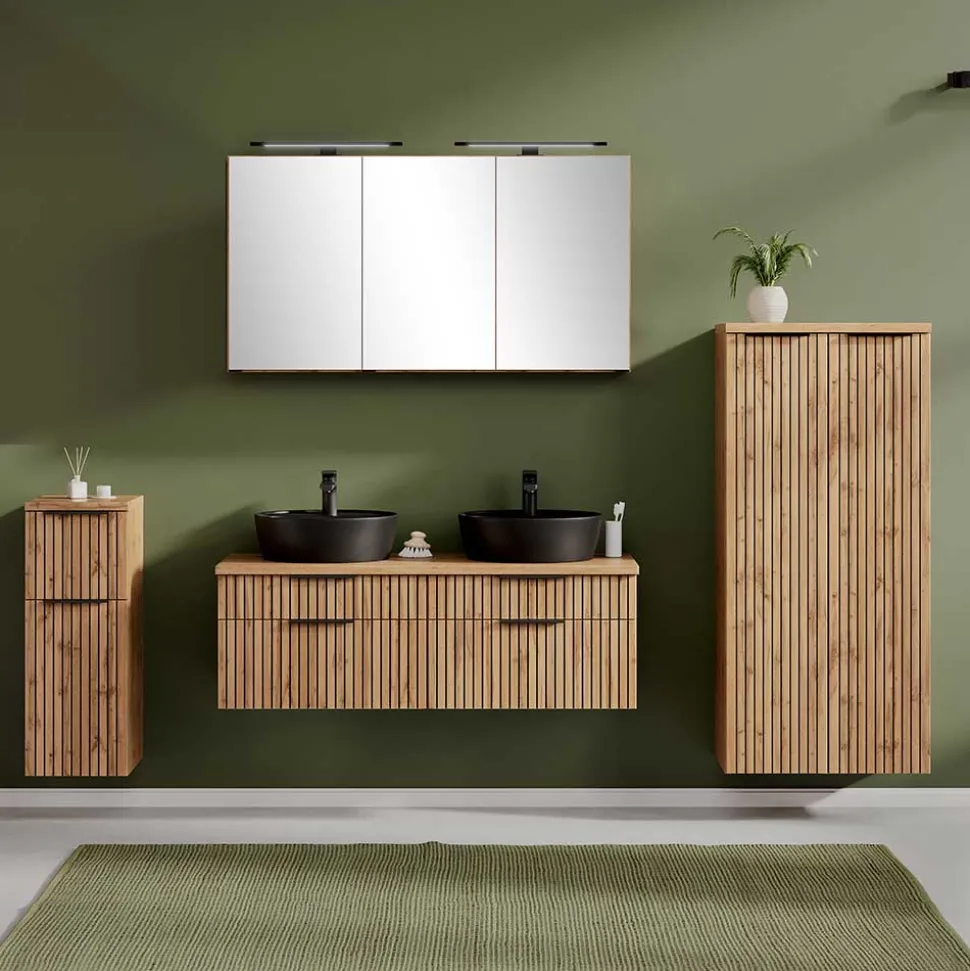 Komplett-Einrichtung Bad modern - Crystoga (vierteilig)