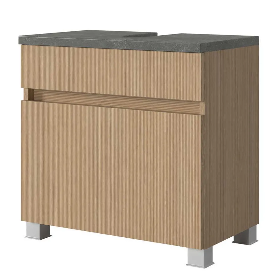 Kompletteinrichtung Badmöbel Set - Leitha (fünfteilig)