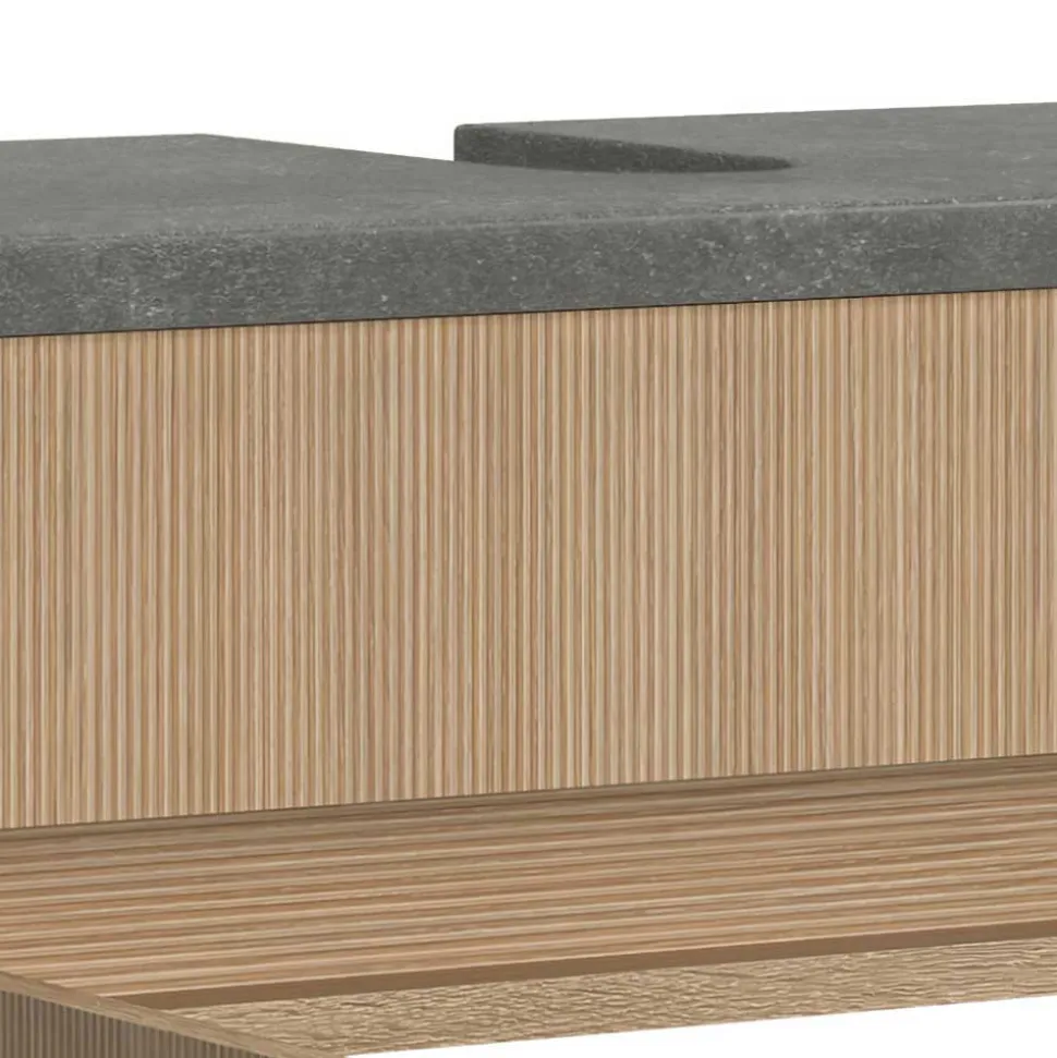 Kompletteinrichtung Badmöbel Set - Leitha (fünfteilig)