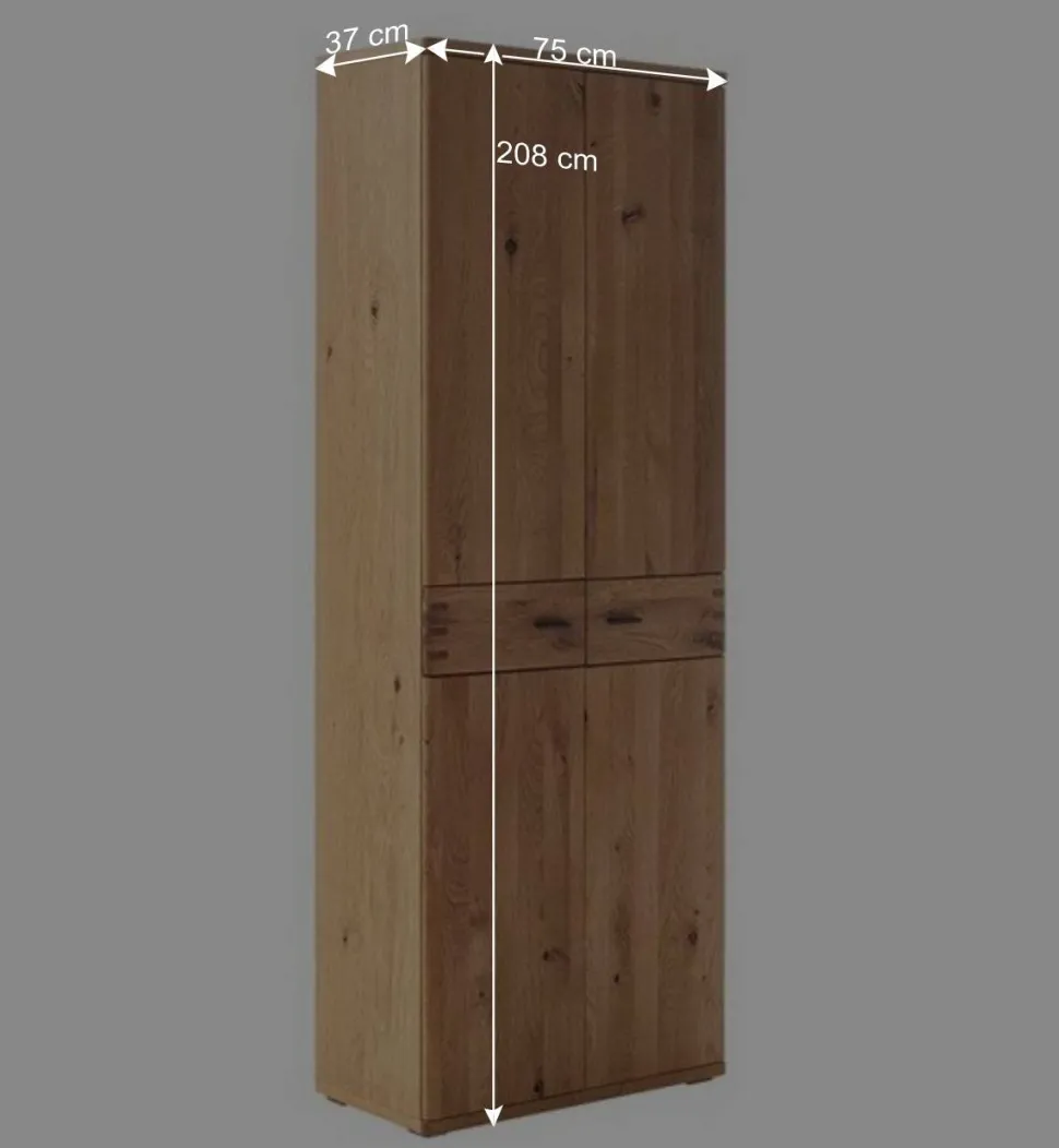 Kompletteinrichtung Diele in Wildeiche - Manaus (fünfteilig)