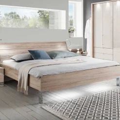 Komplett-Schlafzimmer in Creme - Rativian (vierteilig)