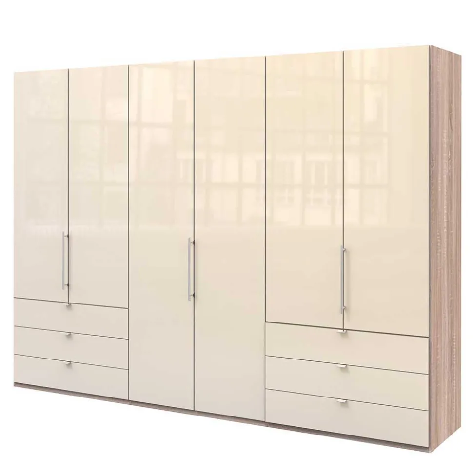 Komplett-Schlafzimmer in Creme - Rativian (vierteilig)