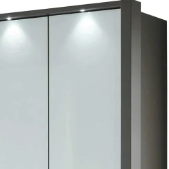 Komplettschlafzimmer mit LED Beleuchtung - Geraldine (vierteilig)