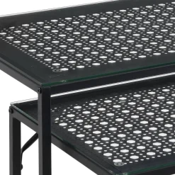 Konsolentisch Duo in Schwarz - Panfreda (zweiteilig)