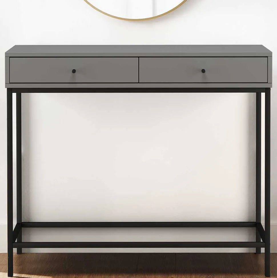 Konsolentisch in Grau mit Schwarz - Lagista