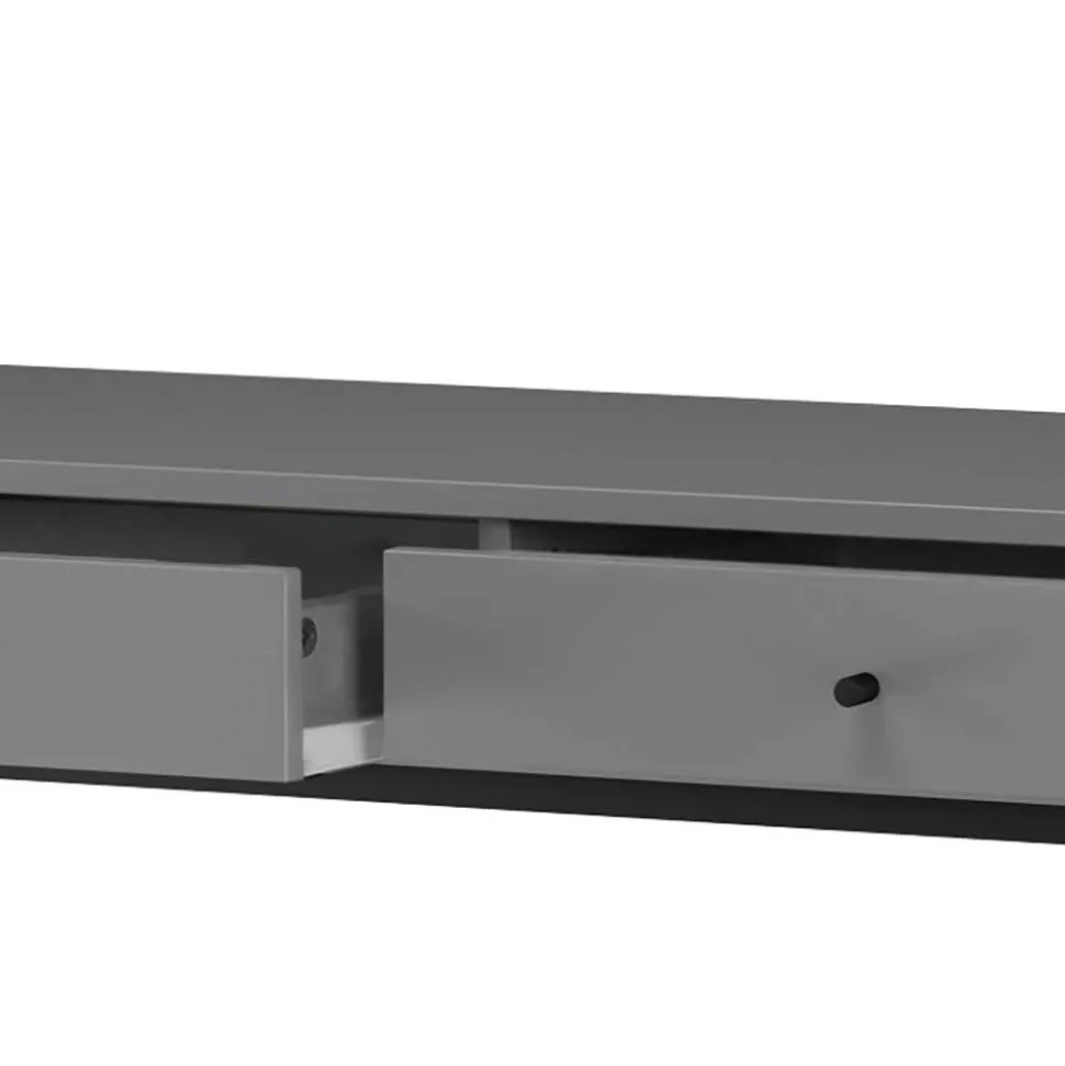 Konsolentisch in Grau mit Schwarz - Lagista