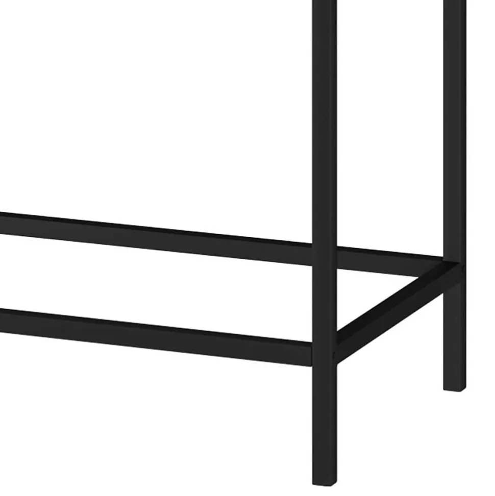 Konsolentisch in Grau mit Schwarz - Lagista