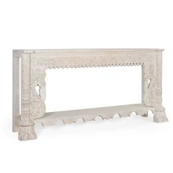 Konsolentisch in Mangoholz White Wash - Syrec