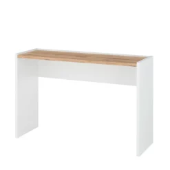 Konsolentisch in Weiß und Wildeiche Dekor - Nonessia