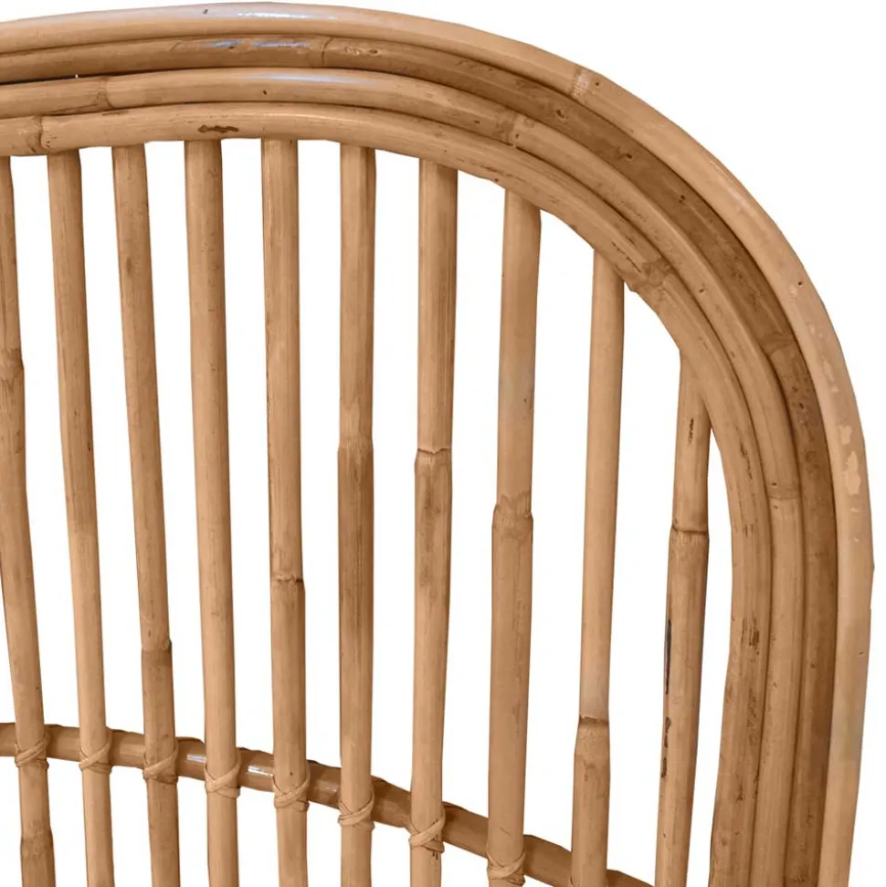 Kopfteil aus Rattan in Natur - Teako