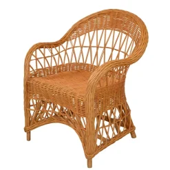 Korbsessel aus Rattan in Honigfarben - Uarte