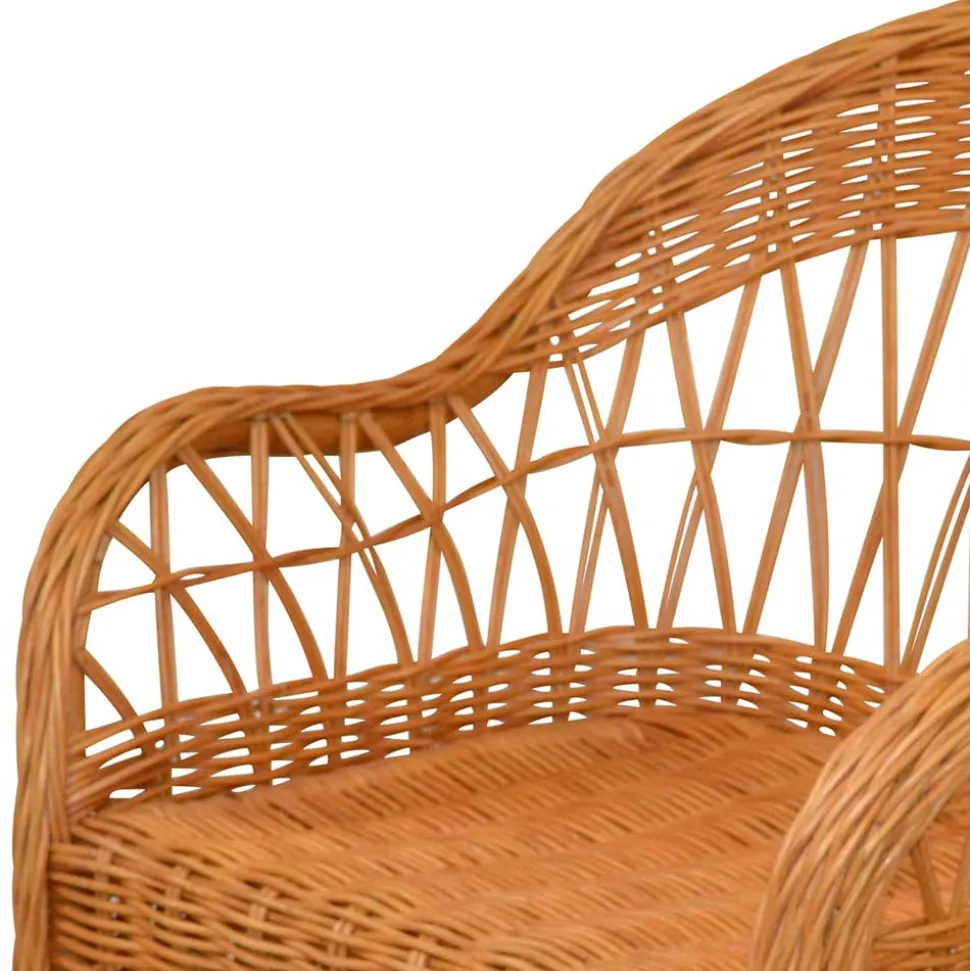 Korbsessel aus Rattan in Honigfarben - Uarte