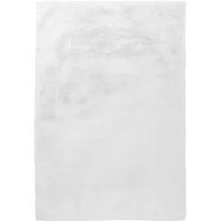 Kunstfell Teppich in Weiß - Dresinas