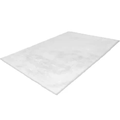 Kunstfell Teppich in Weiß - Dresinas