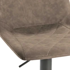 Kunstleder Barstuhl in Schlammfarben - Viadura