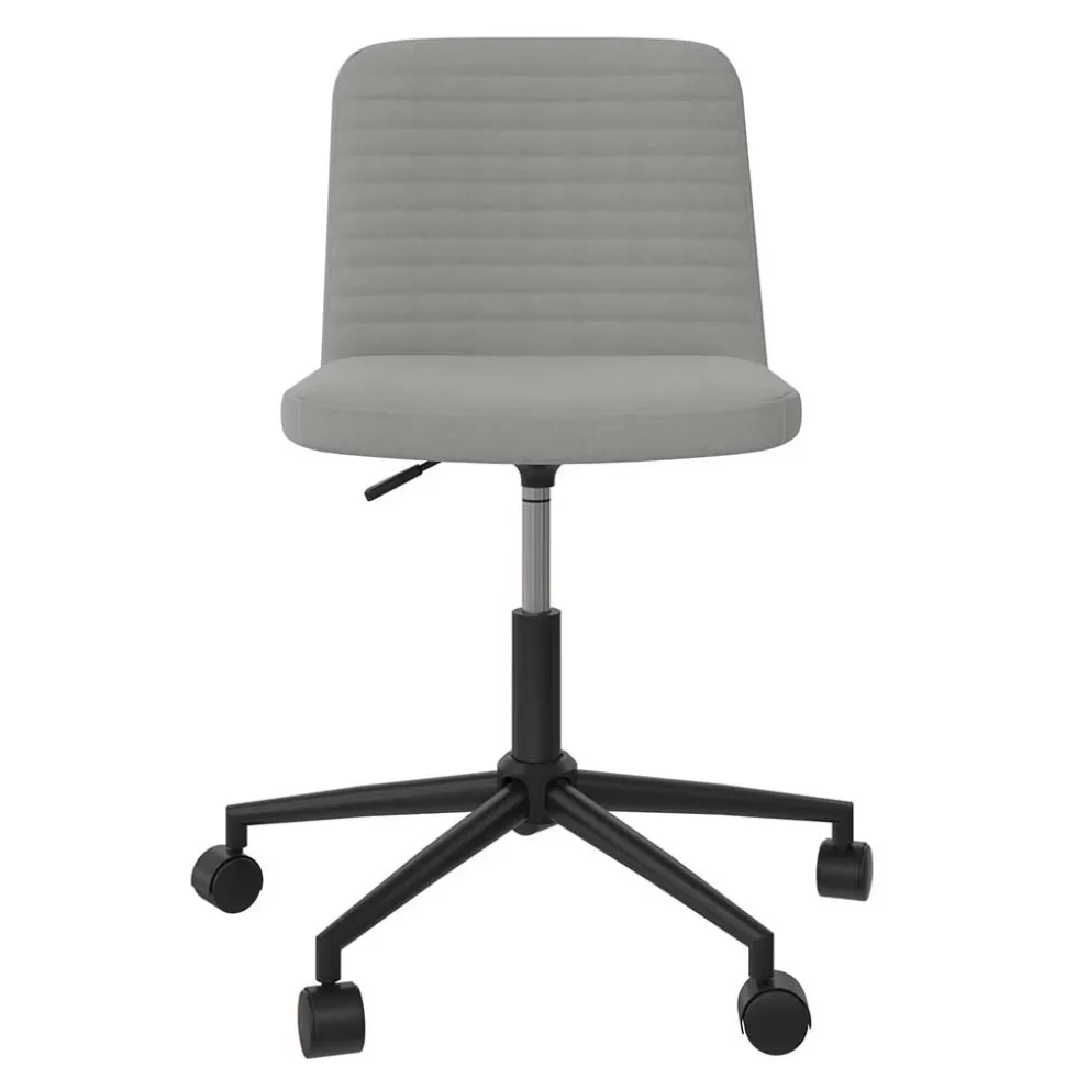 Kunstleder Bürostuhl in Grau - Ecero