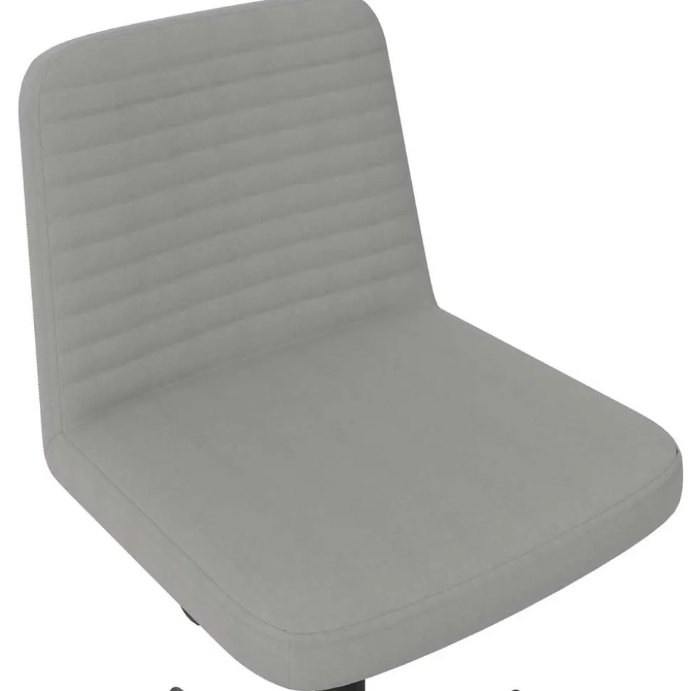 Kunstleder Bürostuhl in Grau - Ecero